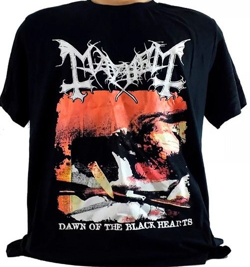 Camiseta Mayhem Dawn Of The Black He …