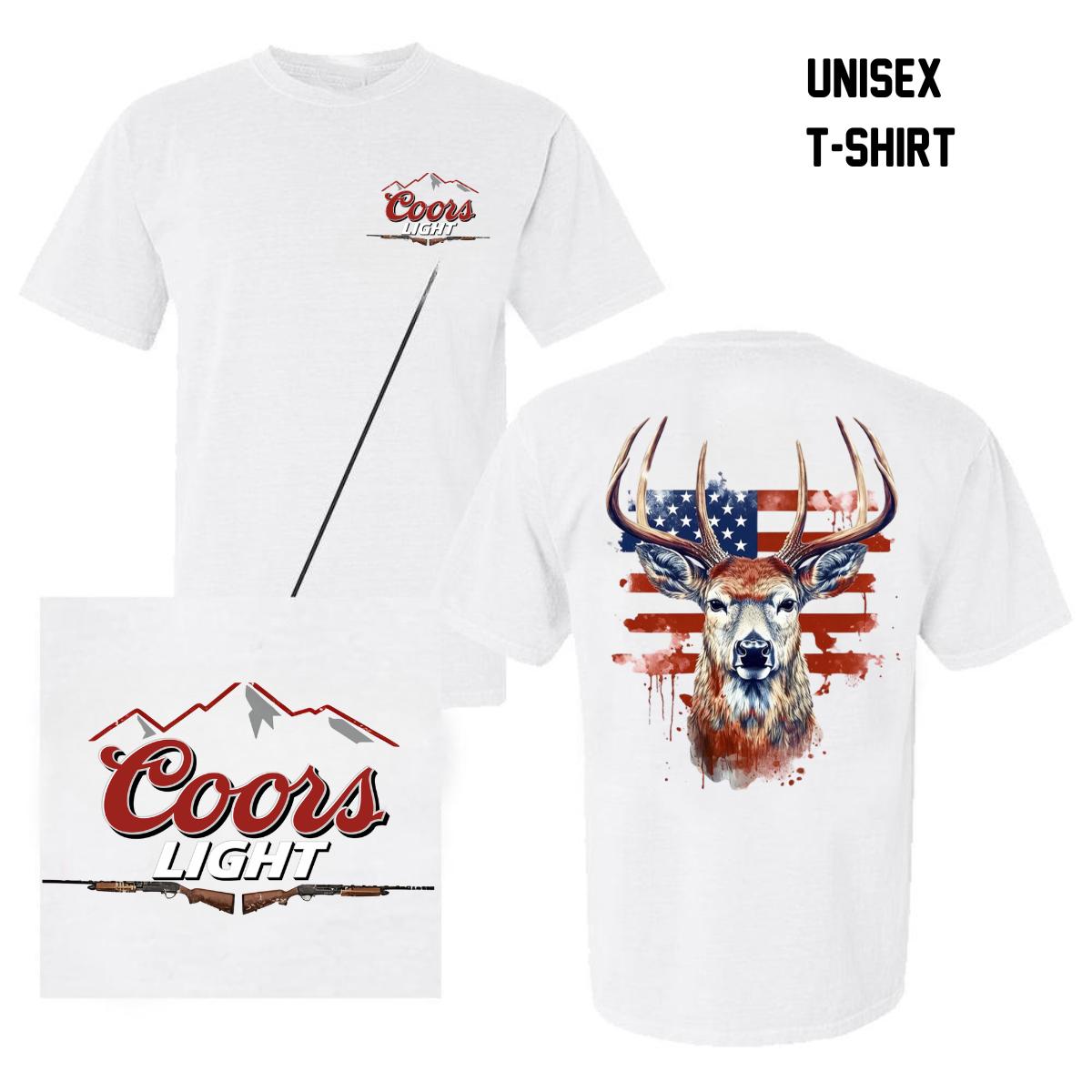 Coors Light Hunting Deer T-Shirt, Gifts for Him, Summer Hunt …