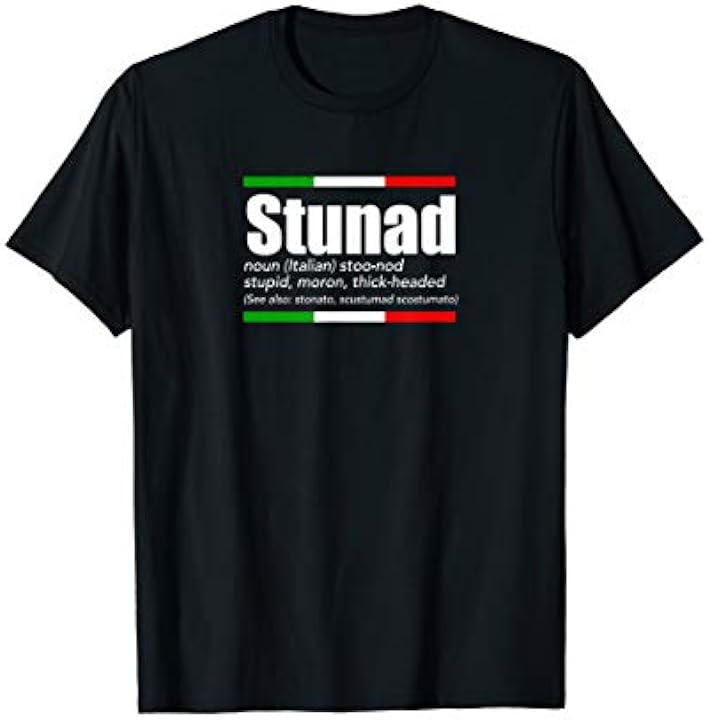 Stunad Italian Slang Funny Sayings T …