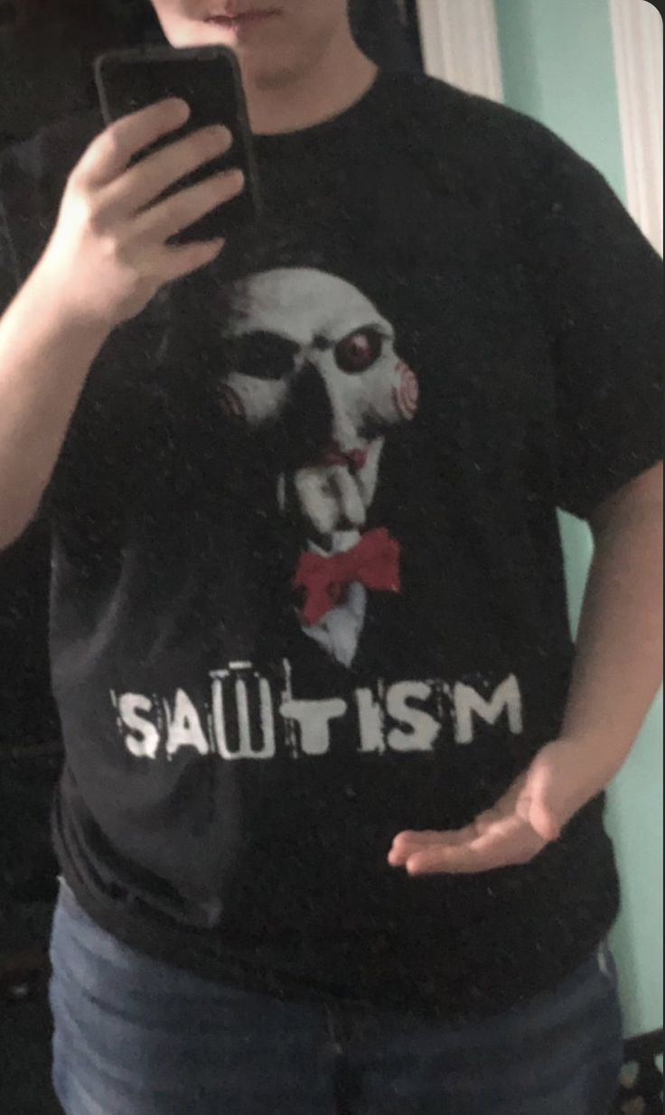 Billy the Puppet Movie Jigsaw Sawtism Autism Shirt Outfit, F …