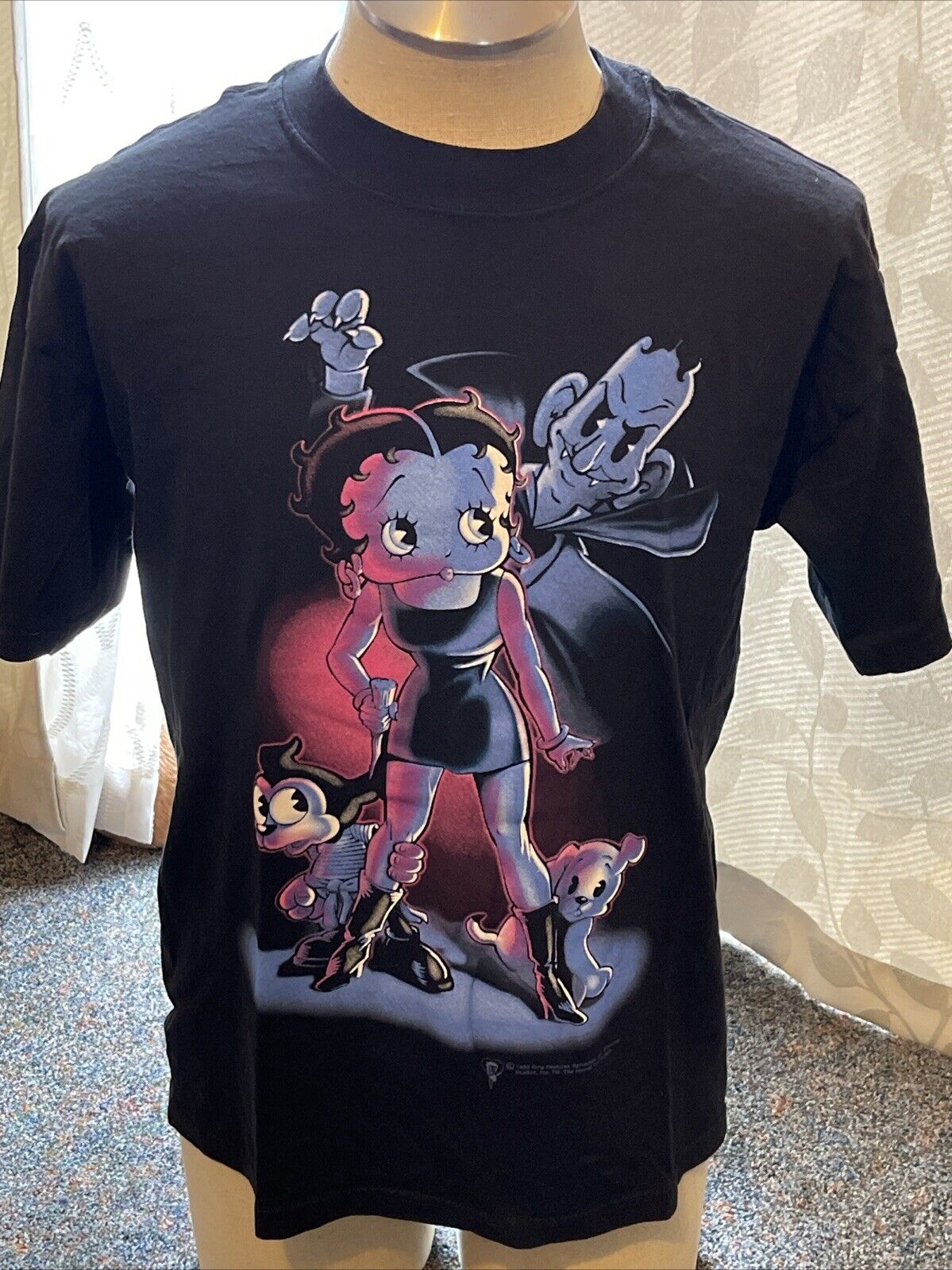 Betty Boop Vampire Slayer Spoof T Sh …