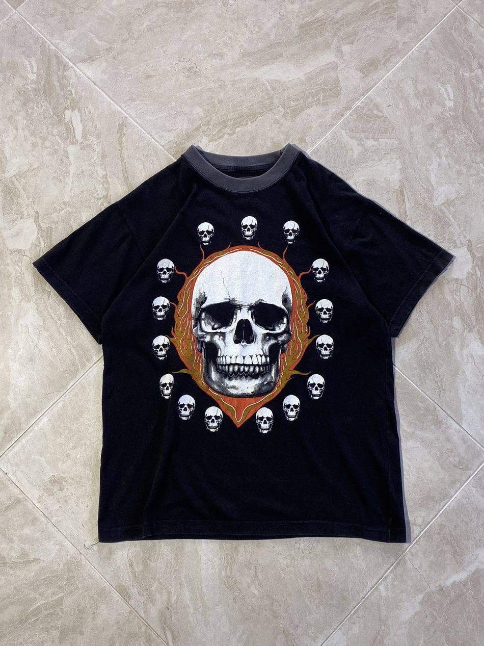 Vintage Skull Logo Y2k Streetwear Hype T-shirt, Shirt outfit, Gift For Men, For Women