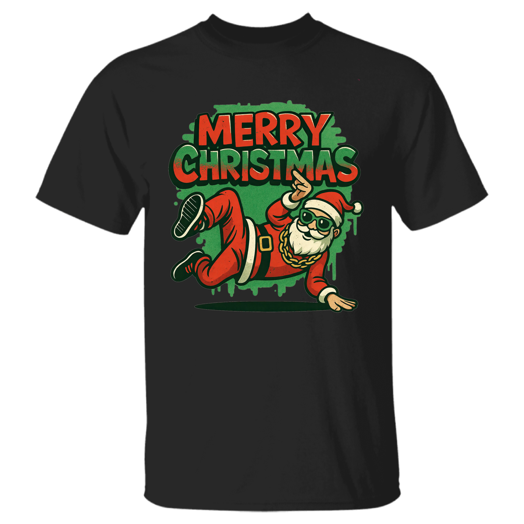 Cool Hip Hop Santa Graffiti Christma …