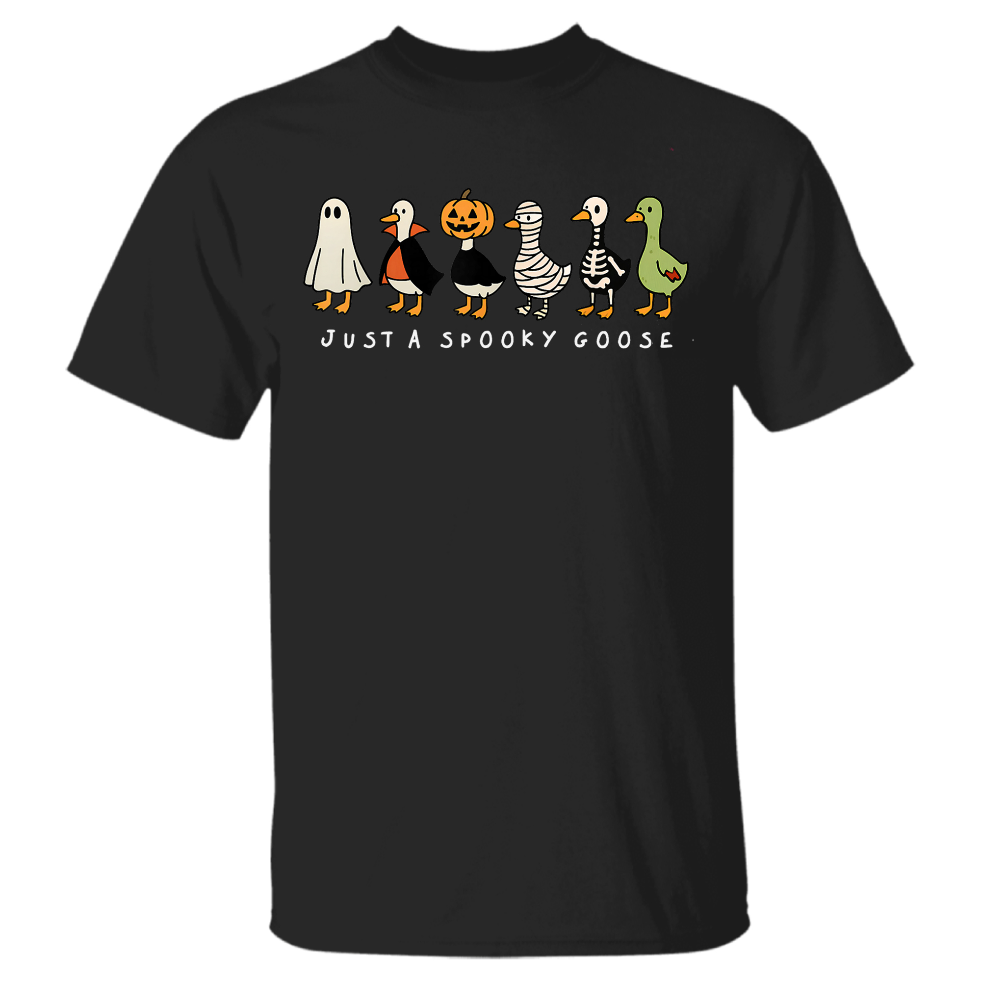Just A Spooky Goose Halloween Silly  …
