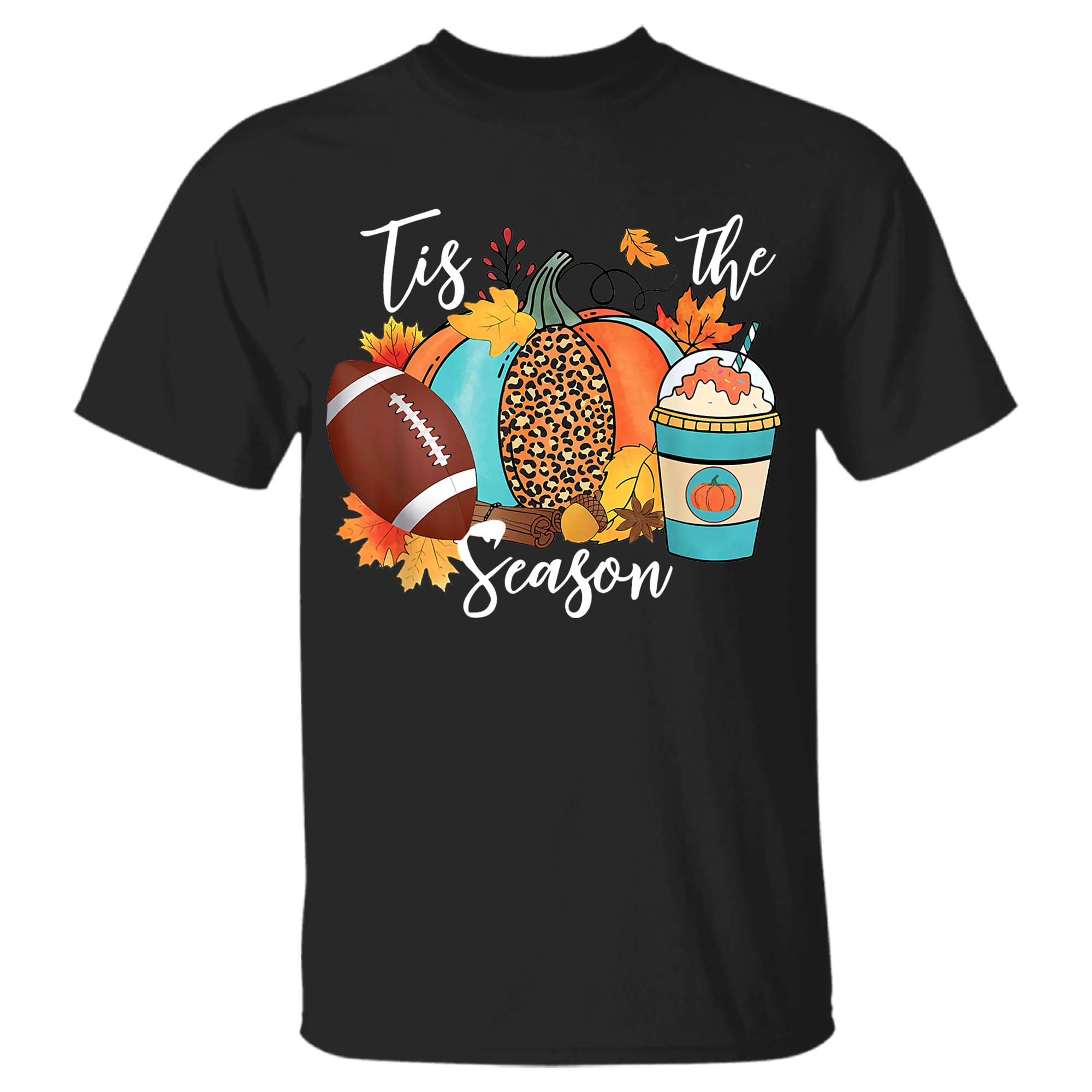Pumpkin Coffee T-Shirt, Fall Pumpkin …