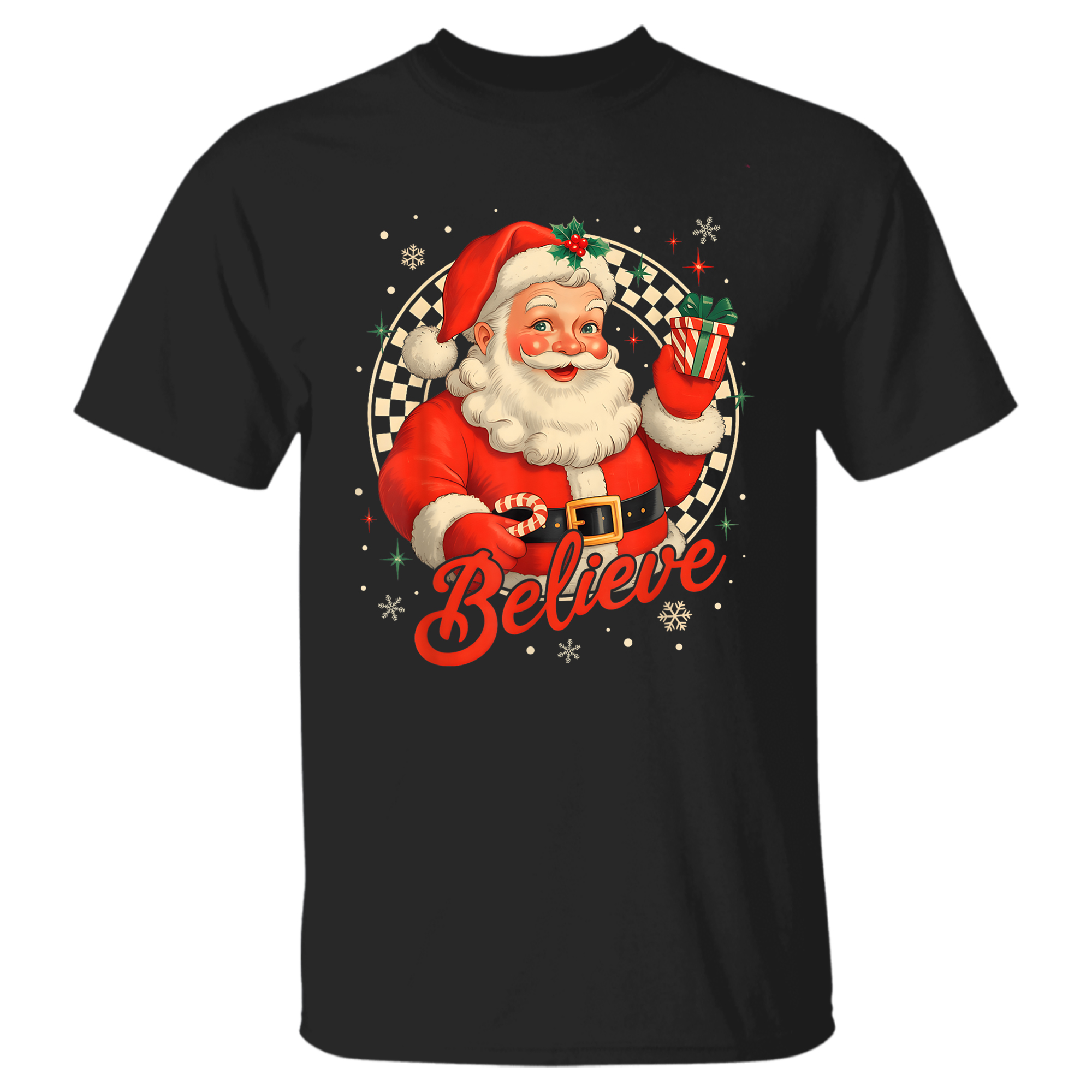 Vintage Santa Claus Believe Christma …